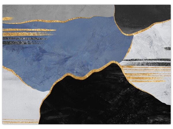 Obraz - Textúrované tvary (70x50 cm)