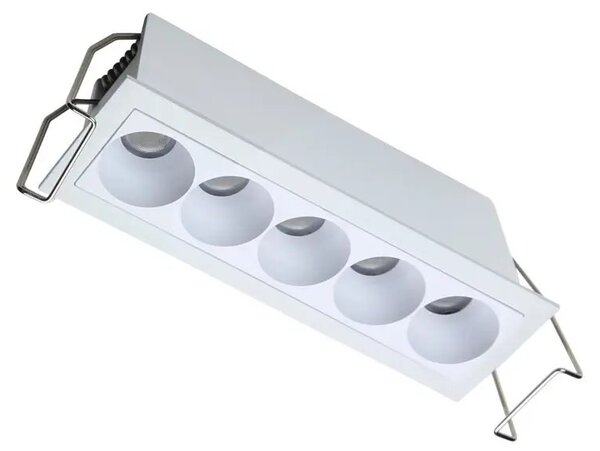 Minimalistické podhľadové svietidlo do sadrokartonu Tetris 14 10W CCT biele – Biela