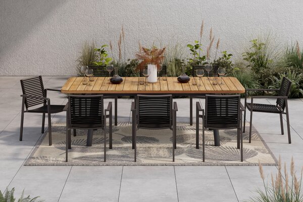 ZÁHRADNÝ STÔL, drevo, kov, 100/75/180/240 cm100/75/180/240 cm Ambia Garden - Online Only záhrada, Online Only