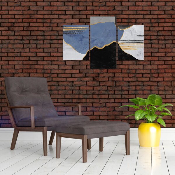 Obraz - Textúrované tvary (90x60 cm)
