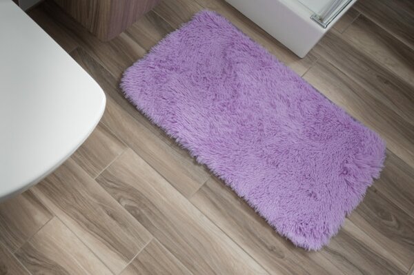 Kúpeľňový koberček SILK ARTS-61 1PC fialový orgován