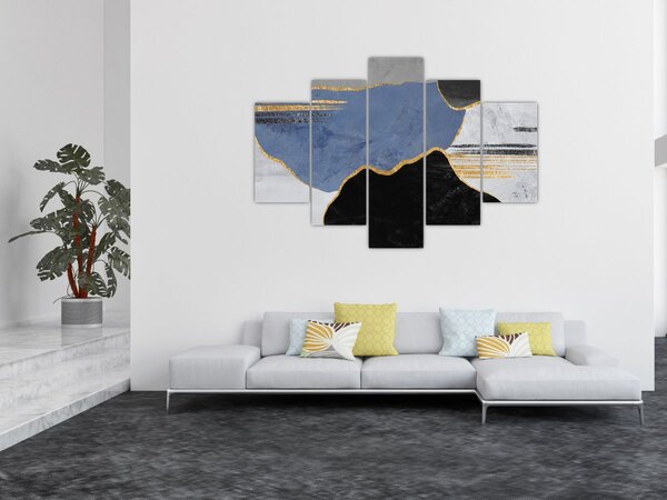 Obraz - Textúrované tvary (150x105 cm)