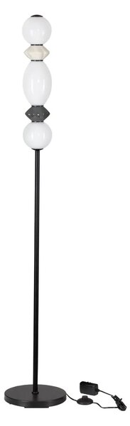 Dizajnová stojaca lampa Pallina – Sivá