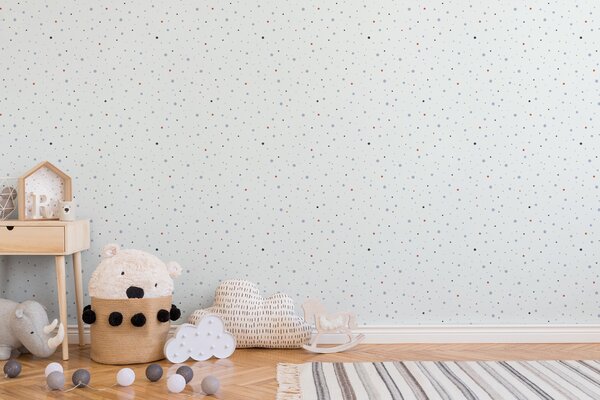 A.S. Création | Vliesová tapeta na stenu Little Love 38116-4 | 0,53 x 10,05 m | červená, biela, fialová