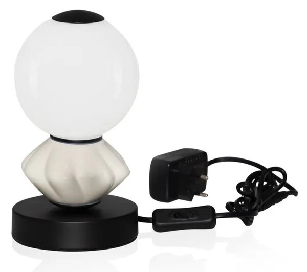 Dizajnová stolová lampa Pallina A – Sivá
