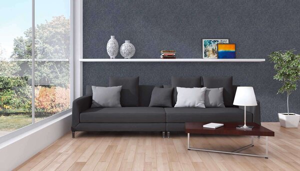 A.S. Création | Vliesová tapeta na stenu Titanium 3 38203-2 | 0,53 x 10,05 m | modrá, šedá