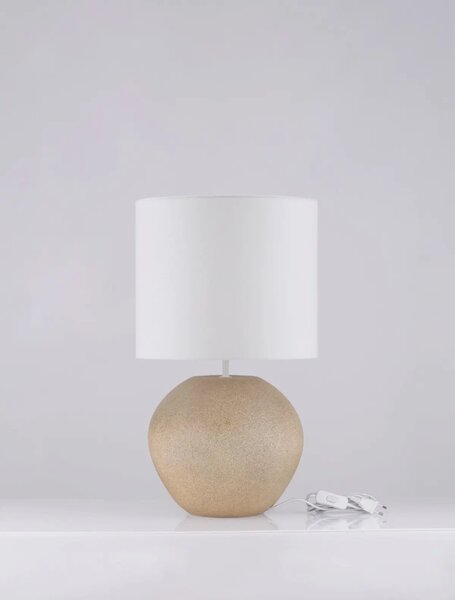 Dizajnová stolová lampa Mizu A – Hnedá