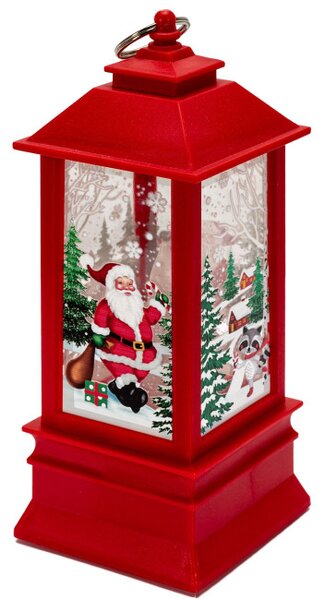 Sviatočný lampáš LED XB-001 červený