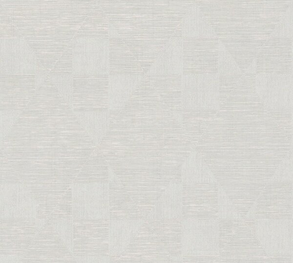 A.S. Création | Vliesová tapeta na stenu Titanium 3 38196-6 | 0,53 x 10,05 m | béžová, krémová, metalická
