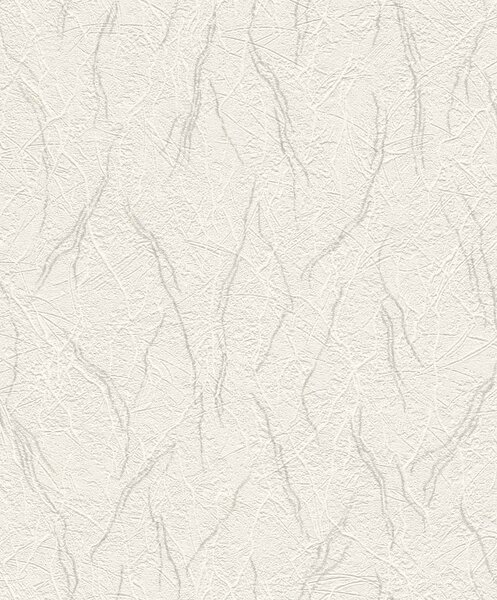 RASCH | Vliesová tapeta na stenu Unsere Besten 470703 | 0,53 x 10,05 m | biela, metalická