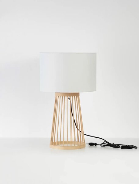 Dizajnová stolová lampa Lois – Hnedá