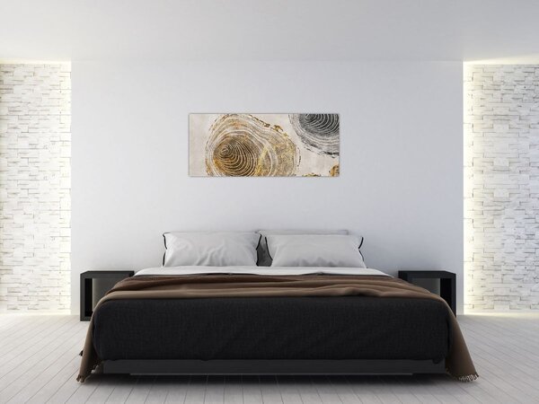 Obraz - Abstrakcia kmeňov (120x50 cm)