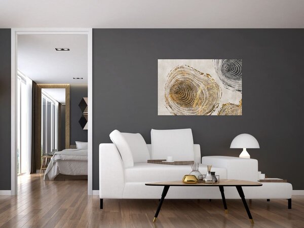 Obraz - Abstrakcia kmeňov (90x60 cm)