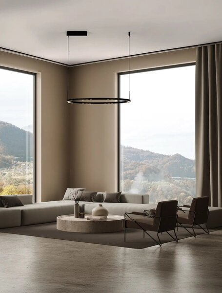 Moderný luster Lunette 80 – 80 x 80 x 12 cm