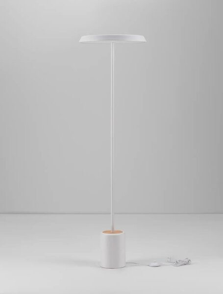 Moderná stojaca lampa Ophelia Biela