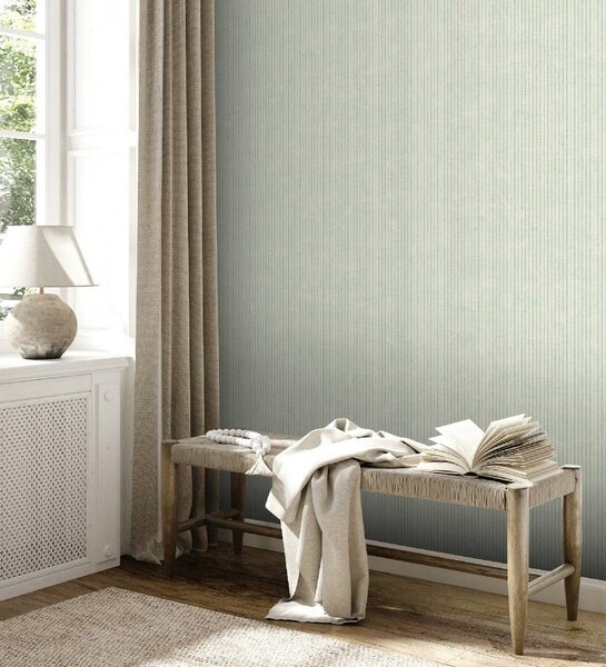 A.S. Création | Vliesová tapeta na stenu Maison Charme 39076-5V | 0,53 x 10,05 m | zelená, krémová, šedá