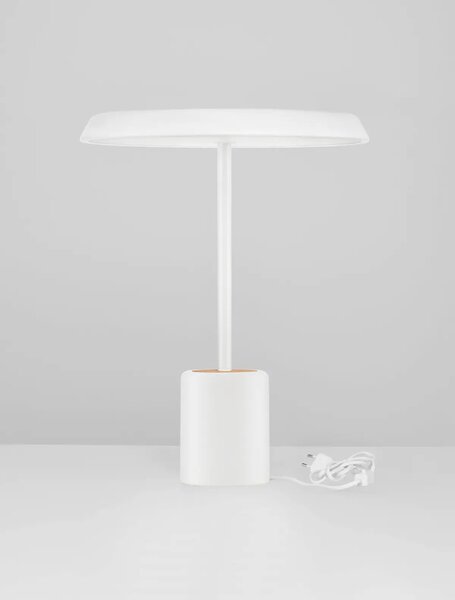 Moderná stolová lampa Ophelia Biela