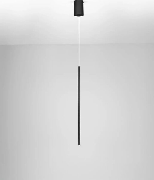 Minimalisticky luster na lanku Stilvi Čierna