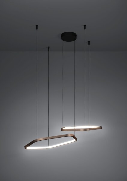 Eglo 390507 - LED stmievateľný závesný luster na lanku ESTRELLA LED/30W/230V mosadz + DO