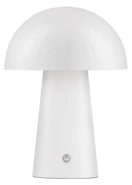 Dizajnová stojaca lampa Ande Biela