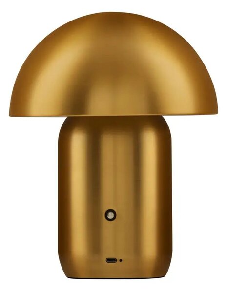 Dizajnová stojaca lampa Pois Zlatá