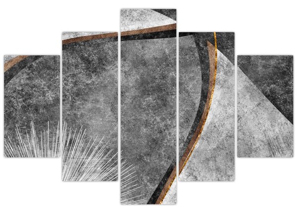 Obraz - Abstrakcia v betóne (150x105 cm)
