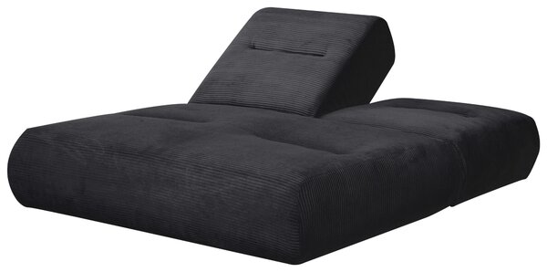 ROZKLADACIA POHOVKA, textil, čierna Livetastic - Sedačky, Online Only