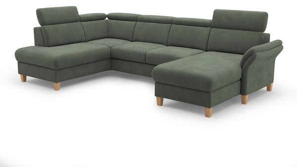SEDACIA SÚPRAVA, textil, tmavozelená Sit & More - Sedačky, Online Only