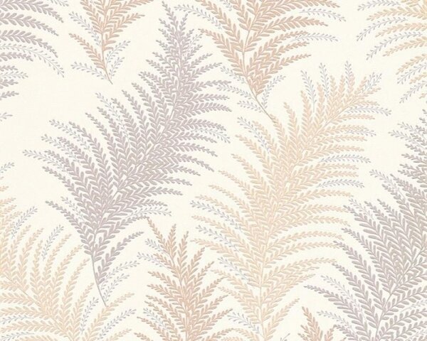 A.S. Création | Vinylová tapeta na stenu New Orleans 30508-1 | 0,53 x 10,05 m | metalická, biela, biela