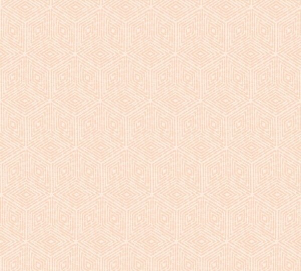 A.S. Création | Vliesová tapeta na stenu Di Seta 36667-3 | 0,70 x 10,05 m | oranžová, ružová