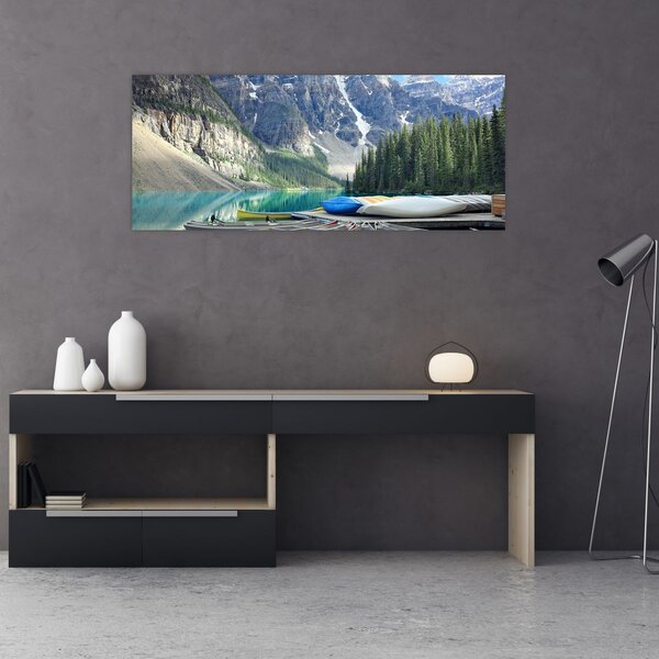 Obraz - Moraine Lake (120x50 cm)
