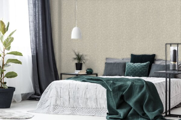 A.S. Création | Vliesová tapeta na stenu Versace 36692-1 | 0,70 x 10,05 m | metalická, biela