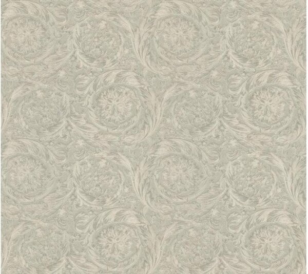 A.S. Création | Vliesová tapeta na stenu Versace 36692-1 | 0,70 x 10,05 m | metalická, biela