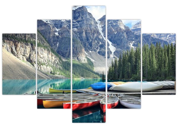Obraz - Moraine Lake (150x105 cm)