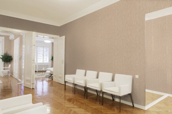 A.S. Création | Vliesová tapeta na stenu Versace 37052-2 | 0,70 x 10,05 m | hnedá, béžová
