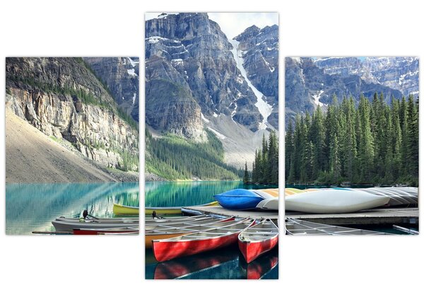 Obraz - Moraine Lake (90x60 cm)