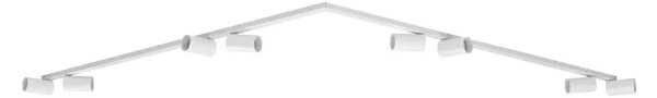 Minimalistické bodové svietidlo Oso 8 Biela