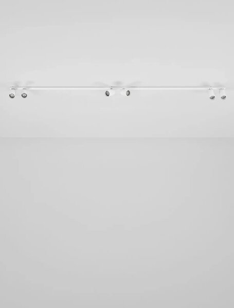 Minimalistické bodové svietidlo Oso 6 Biela