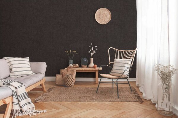 A.S. Création | Vliesová tapeta na stenu New Walls 37423-5 | 0,53 x 10,05 m | čierna