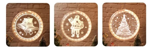 Sviatočná LED dekorácia - 311382A zvonček