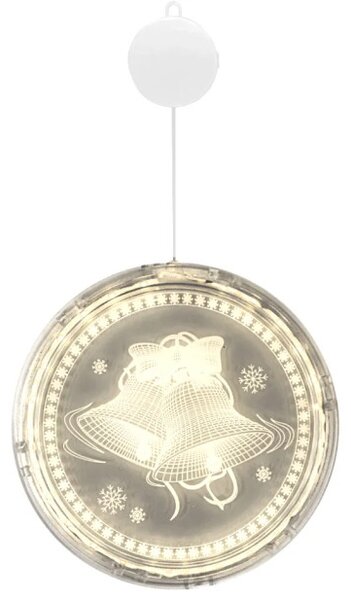 Sviatočná LED dekorácia - 311382A zvonček