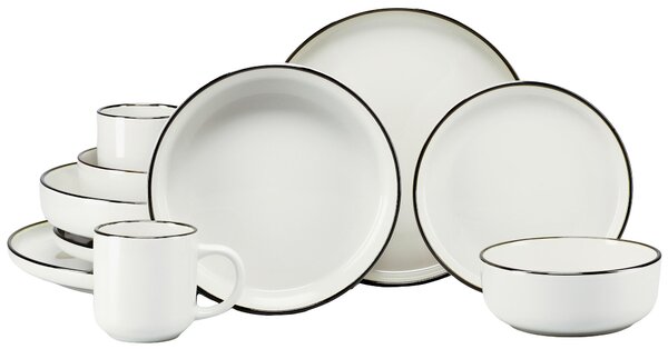 KOMBINOVANÝ SERVIS, 10-dielne, kamenina Creatable - Online Only bytové doplnky, Online Only