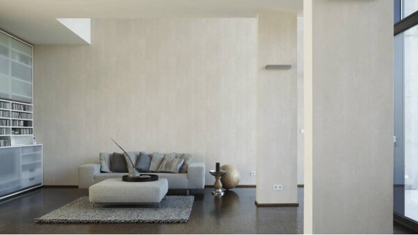 A.S. Création | Vliesová tapeta na stenu New Studio 37412-4 | 0,53 x 10,05 m | krémová, šedá