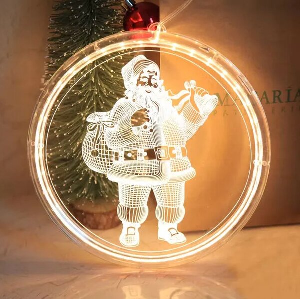 Vianočná LED dekorácia CD003 Mikuláš