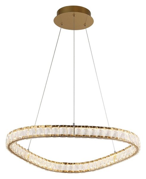 LUXERA 46151 - LED luster na lanku MIST LED/43W/230V 4000K zlatý