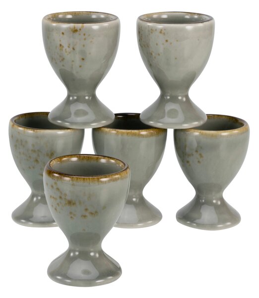 SADA KALÍŠKOV NA VAJÍČKA kamenina keramika 5,5 cm Creatable - Jedálenské sety, Online Only