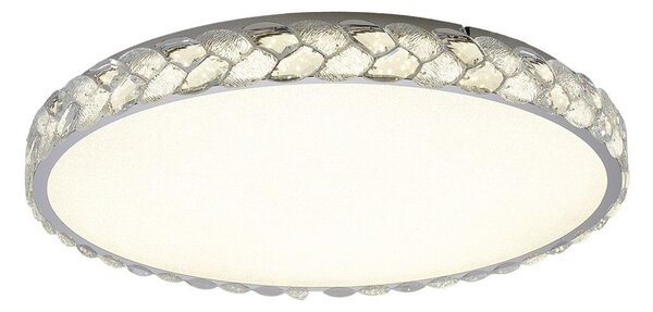 LUXERA 46155 - LED stropné svietidlo LARUNA LED/85W/230V pr. 80 cm matný chróm