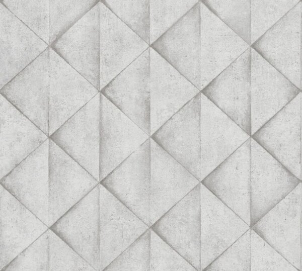 A.S. Création | Vliesová tapeta na stenu Industrial 37742-2 | 0,53 x 10,05 m | šedá