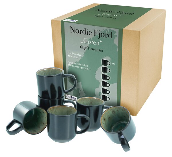 SADA HRNČEKOV NA KÁVU kamenina keramika Creatable - Jedálenské sety, Online Only