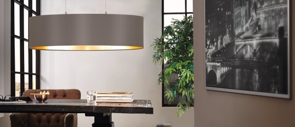 Eglo 31619 - Luster na lanku MASERLO 2xE27/60W/230V